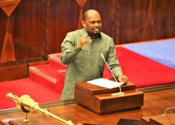 Naibu Waziri wa Fedha na Mipango, Mhe. Hamad Hassan Chande akiwa Bungeni Dodoma, Picha|Mtandao.